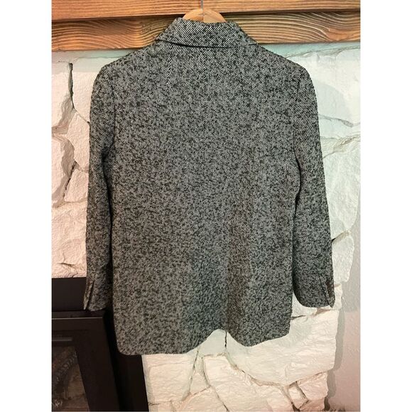 Madewell Womens Gray Heather Notch Lapel Single Breasted Blazer Size Small - Picture 2 of 7